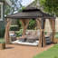 Pavillon de jardin permanent en aluminium-91417938-87169649