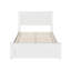 Lit plateforme en bois massif francoise avec pied de lit assorti Francoise-1111206087-1111206085