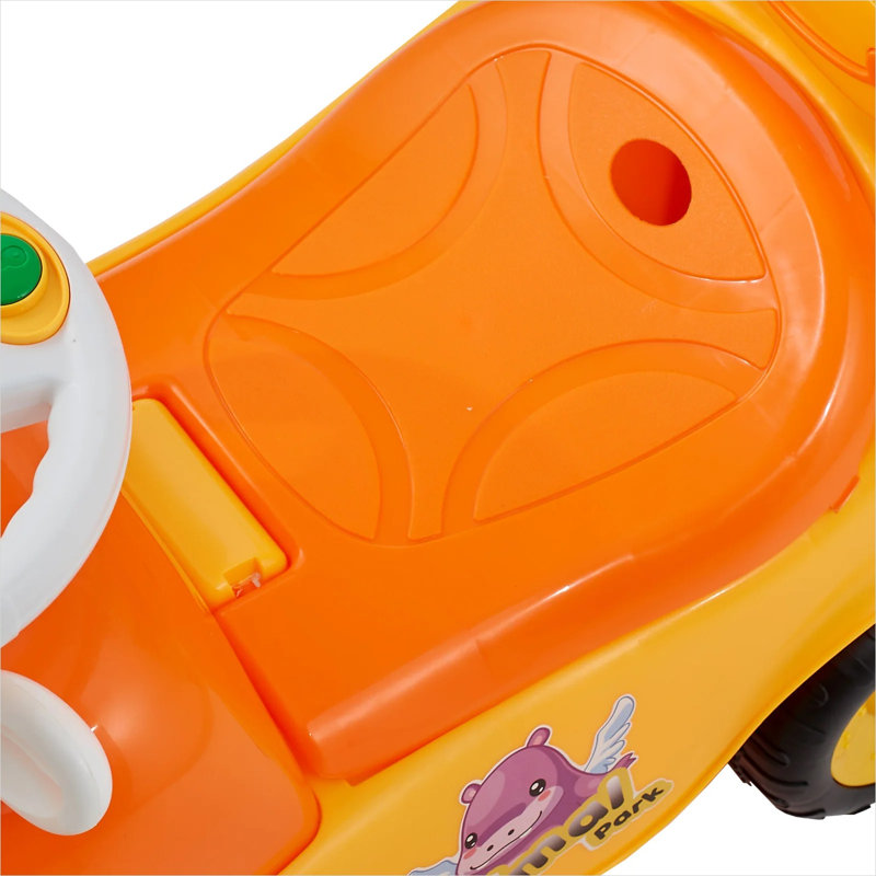Tout-petits, vélos et équitation pour enfants avec 19,7 pouces et polypropylène de couleur orange, capacité de 48,5 lb