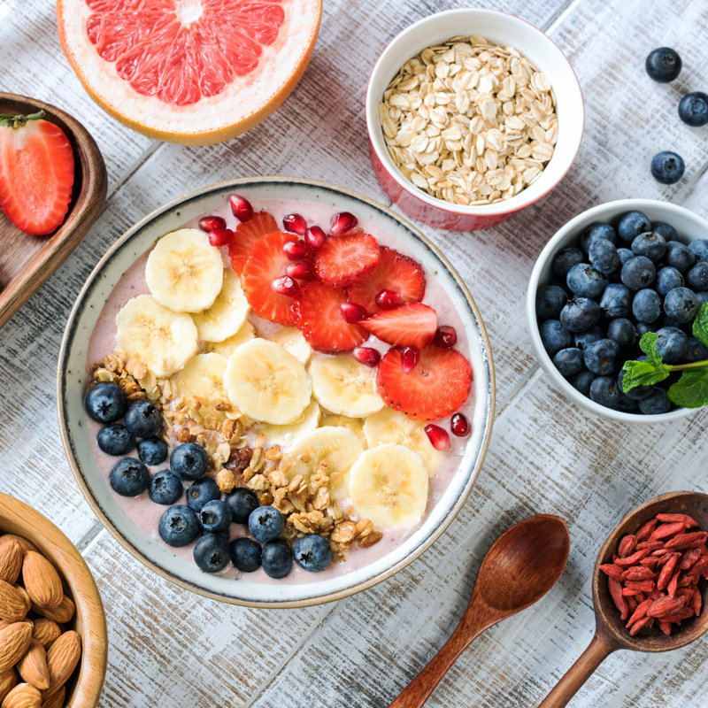 Acai Smoothie by Arx0nt - Wrapped Canvas Print, 76cm H x 76cm W x 3.8cm D