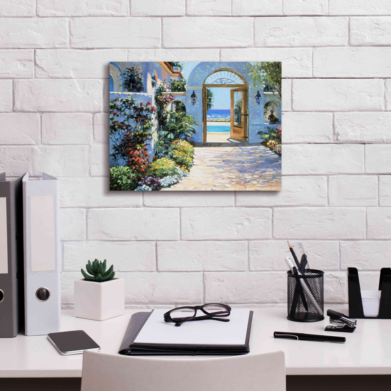 «Hotel California» par Howard Behrens, impression sur toile giclée, H 12 po x l 16 po x P 0,75 po