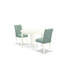 L'ensemble de table de cuisine 3 pièces comprend une table de salle à manger et 2 chaises de cuisine en polyester vert saule, blanc lin-313924997-273213519