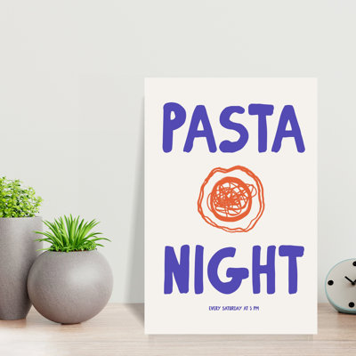 Pasta Lovers Unite! Abstract Wall Art