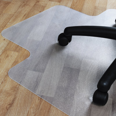 Valuemat Vinyl Lipped Chair Mat for Hard Floor - 48" x 51"