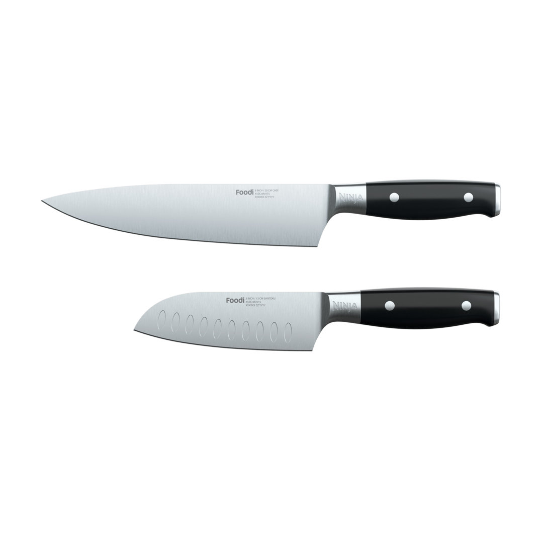 Ninja Foodi Premium 2-piece Chef And Santoku Knife Set Ninja