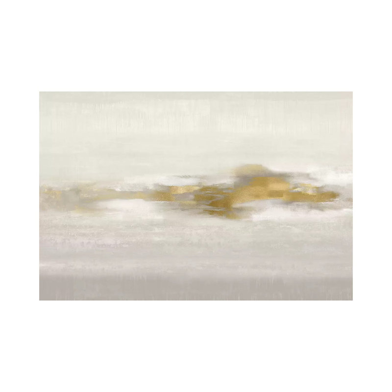 Ethereal with Gold II 1 Piece Wall Art on Canvas, 101.6 cm H x 66.04 cm W x 1.91 cm D, Wrapped Canvas