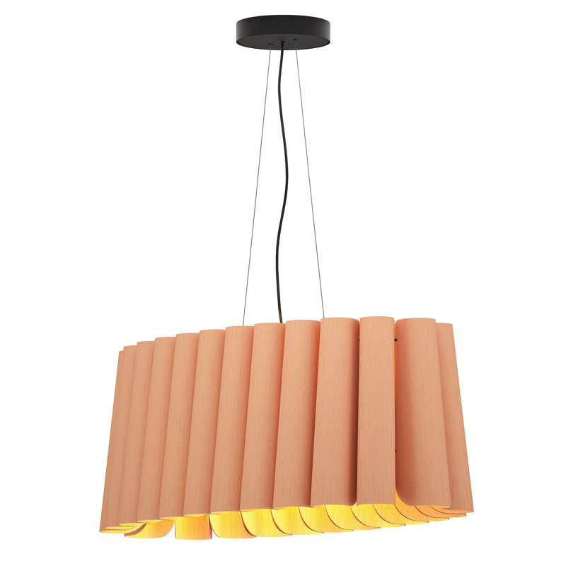 Luminaire suspendu Renata, Rose