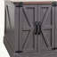 Rustic wood nightstand with adjustable shelf,with charging station-343576450