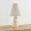Tybee Table Lamp in Aged Brass and Ceramic Elemental White by Cortney Bishop