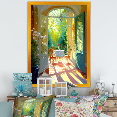 «Sunlight Bliss at the Cottage I», reproduction sur toile
