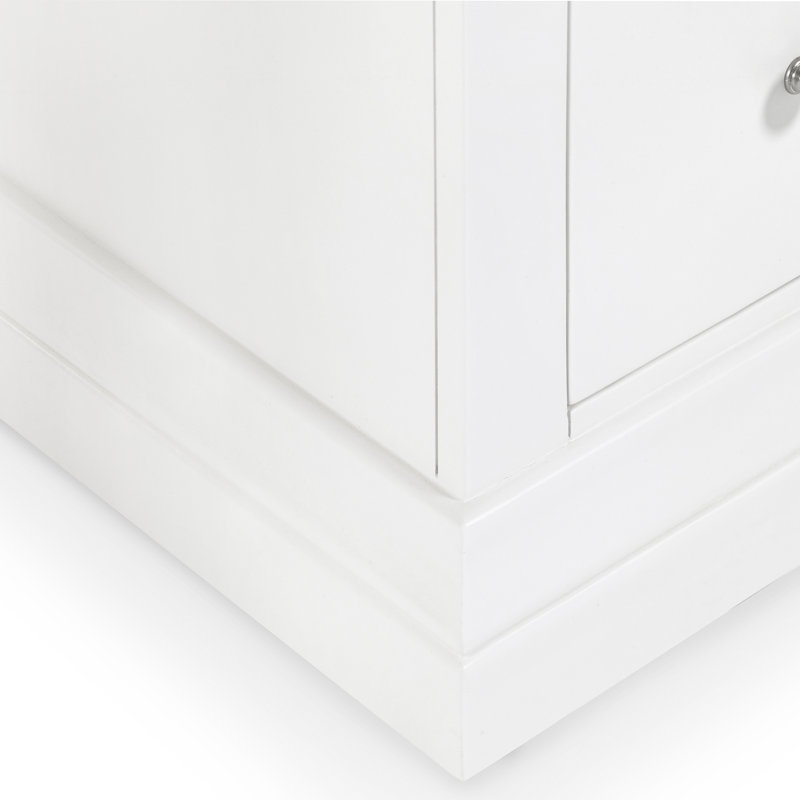 Dial Clermont Dressing Table - Light Grey, Surf White