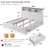 Etsuyo Farmhouse King Bed Frame with Headboard and Power Outlets,  Wood Platform Bed with Storage, 4 Drawers ,Led Light, No Box Spring Needed-1226847249