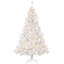 Sapin de Noël artificiel de 6 pi avec branches réalistes, 250 lumières DEL blanc chaud et 1000 pointes, blanc