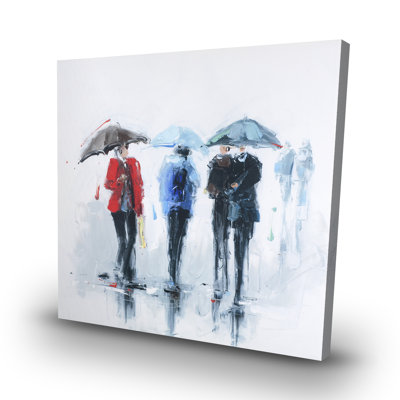 Spring shower - 32"x32" art on canvas