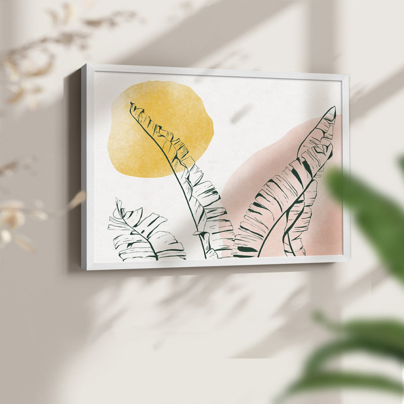 «Summer Warmth II», reproduction encadrée, H 8 po x l 10 po, Blanc