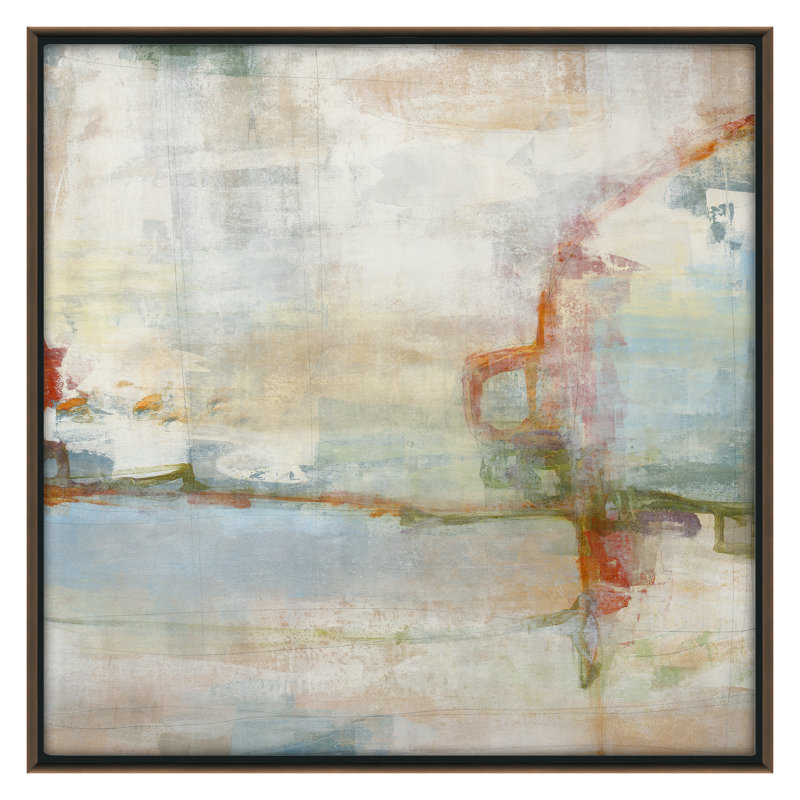White Bluffs 6 Print by Maeve Harris, 30" H x 30" W x 1.88" D, Bronze Floater Framed