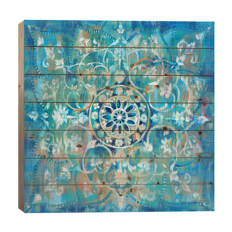 Mandala en bleu I