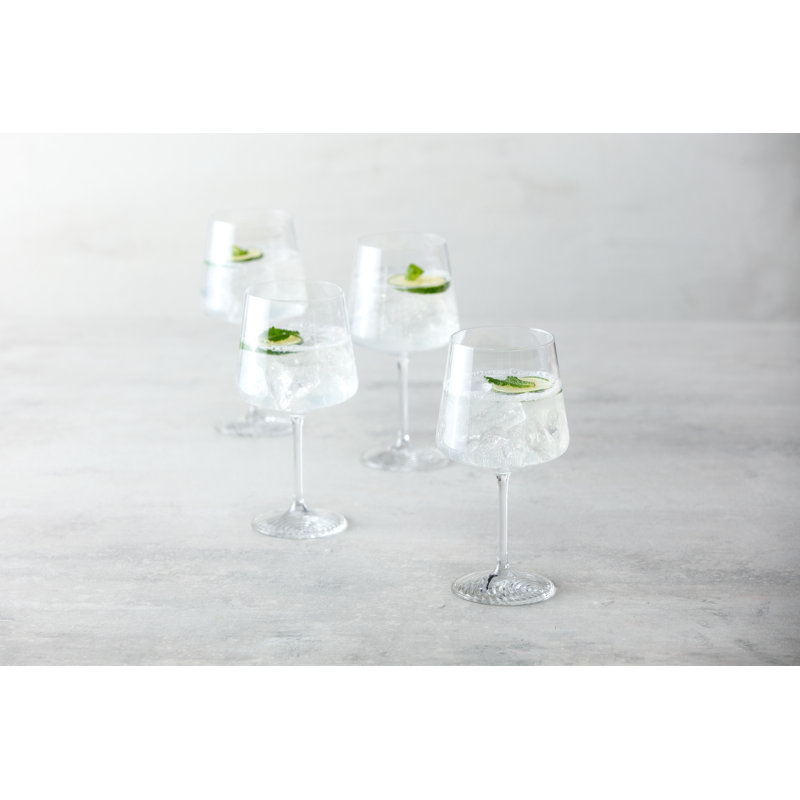 21.3oz. Crystal Drinking Glass Set