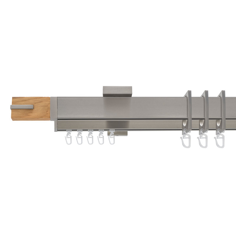 Curtain Track Set, 5cm H x 213cm W x 15.7cm D