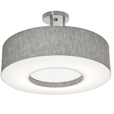 Plafonnier semi-encastré 1 lumière 15 po Montclair