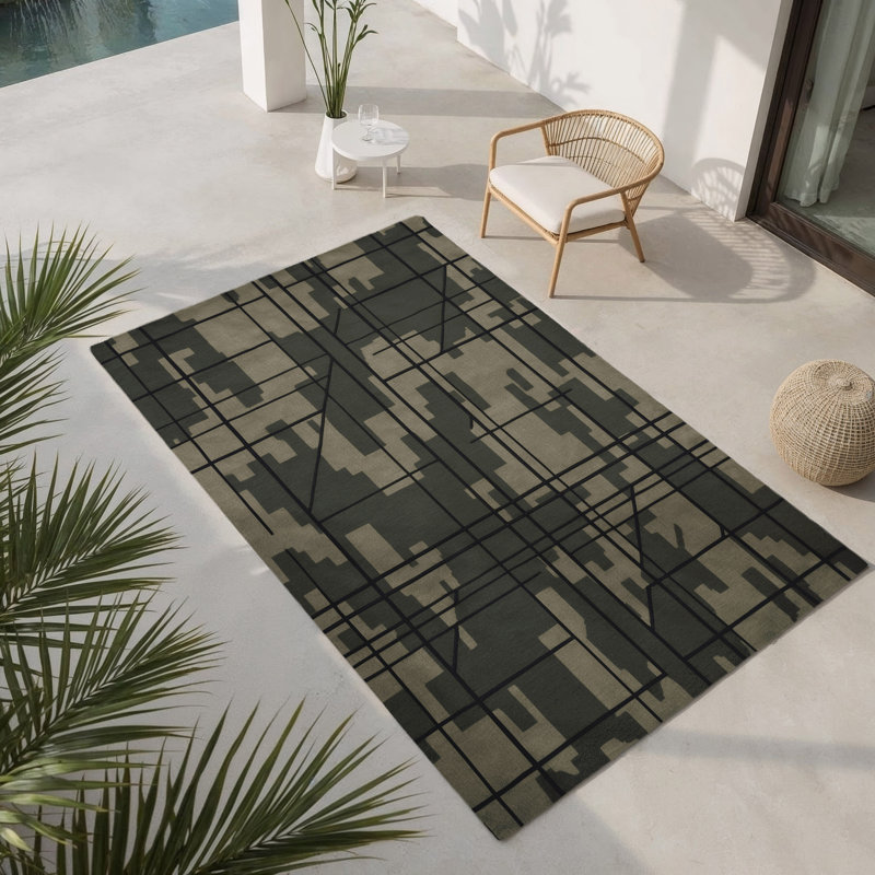 Tapis intérieur et extérieur Recon, Rectangle 9 pi x 12 pi