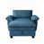 Chenille bleu