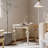 Floda Square Solid and Manufactured Wood Side Table with Gourd-Shaped Legs