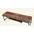 Bob Weathered Oak & Black Metal Finish TV Stand