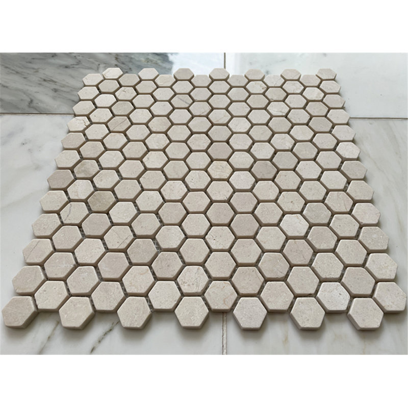 11" x 11" Marble Mosaic Wall & Floor Tile