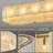 Monzerat 12 - Light Rectangular Alabaster Kitchen Island Gold Chandeliers(Bulbs Included)-553085002