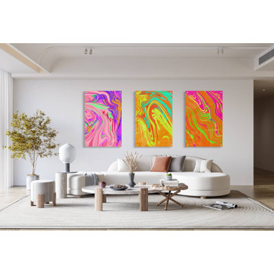 Brightly 3 - Pieces, 130"W x 46"H