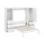 Grand lit escamotable avec tiroirs et tablettes-1796218160