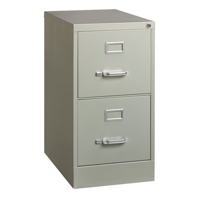 Hirsh 22"" Deep 4 Drawer Letter Width Vertical File Cabinet, Commercial Grade, Light Gray -  17 Stories, E3A89B301BF542C5B18106021D131437