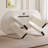 55" Oval Dining Table, White, Small Dining Room