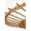 Elona Chandelier in Hand-Rubbed Antique Brass with Wicker-717207860-717207861