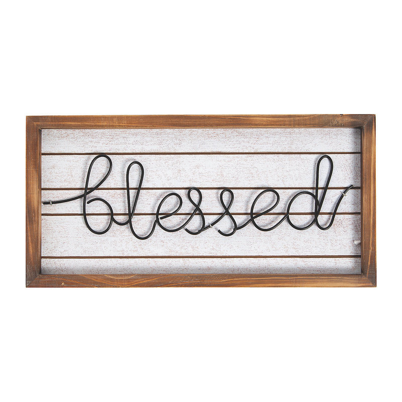 Farmhouse Religious & Spiritual Wall Decor on Metal
