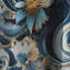 Motif cachemire à motif floral IV - Rideau floral occultant - 1 panneau-107550617