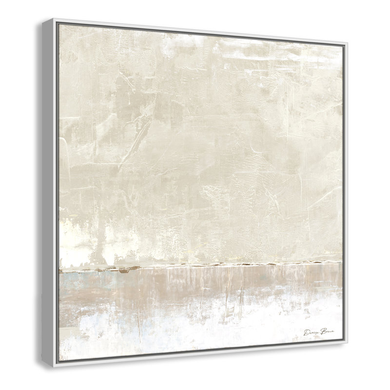 Delevan Better Days - reproduction de cadre flottant sur toile, H 37,5 po x l 37,5 po, Blanc