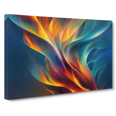 Revered Modern Abstract Art - Wrapped Canvas