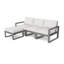 Ensemble de conversation modulaire avec repose-pieds POLYWOOD Edge-68602942-68602946