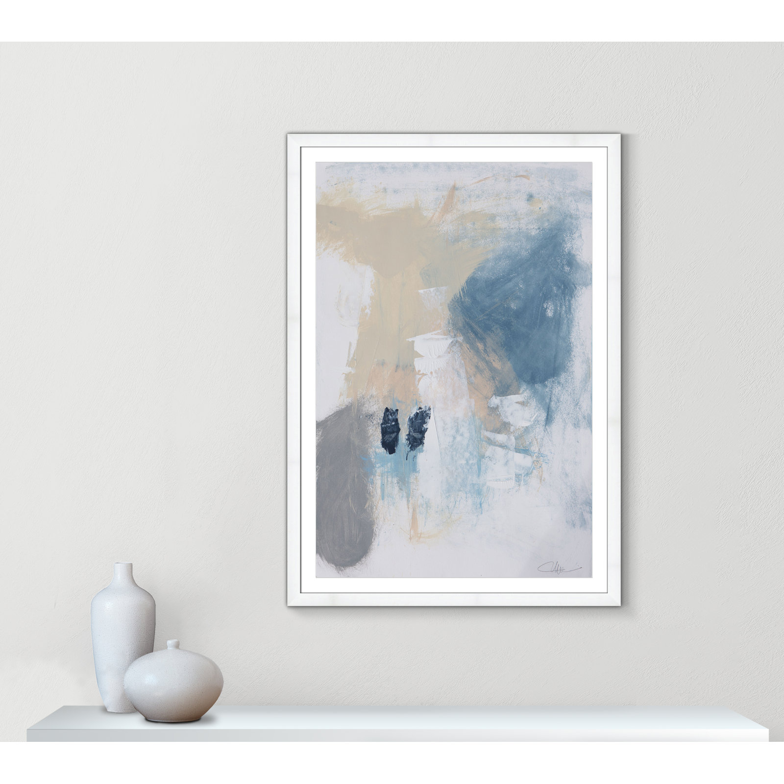 Coastal Carnival II Print by Casa Fine Arts, White, White Single Picture Framed Paper, 55" H x 39" W x 1.25" D