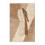 Tapis beige moelleux doux et uni de couleur unie - reliure beige-803322992