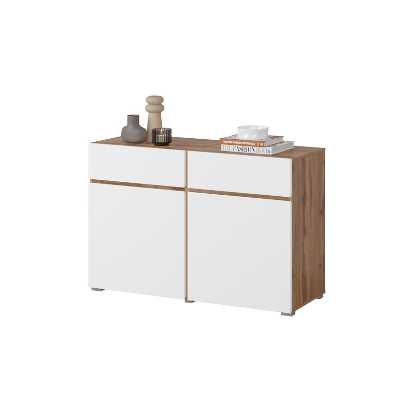 Sylvene 120cm W 2 - Drawer Chest of Drawers