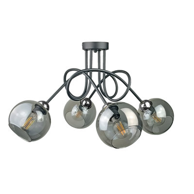 Betzie Glass Semi Flush Mount
