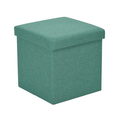Blasius 38cm Wide Square Solid Colour Cube Ottoman with Storage