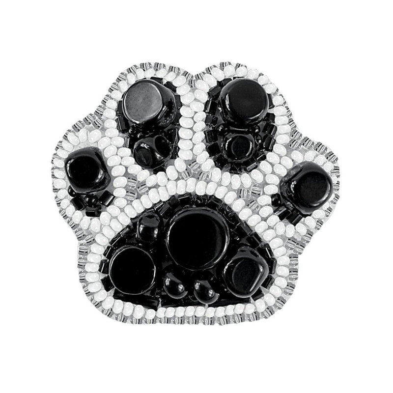 Trousse de perles BP-254C pour la création d'une broche Crystal Art « Patte »