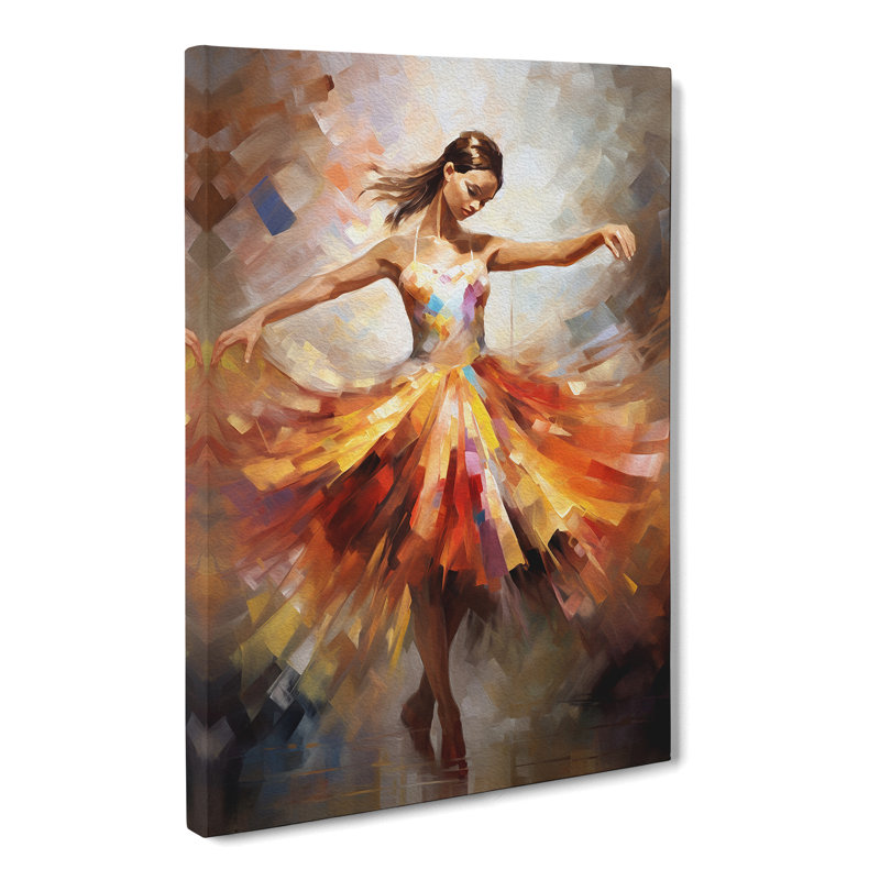Ballet Dancer Modern - Wrapped Canvas, 60cm H x 40cm W x 3cm D