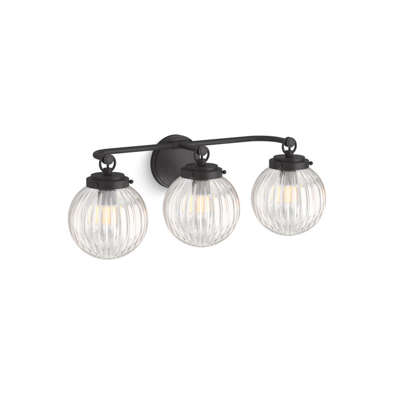 Embra By Studio McGee Three-Light Sconce, Matte Black