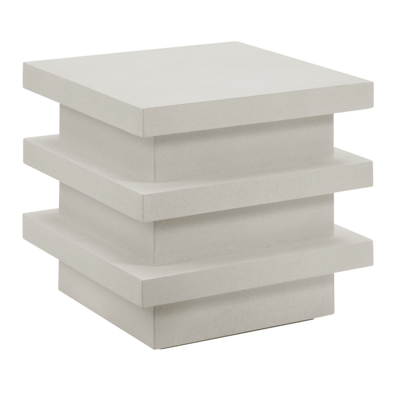 Provenance Signature Outdoor Square Coffee Table, 18" x 18" x 15"