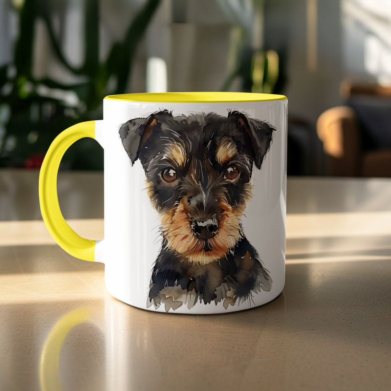 Mug, 1, Yellow